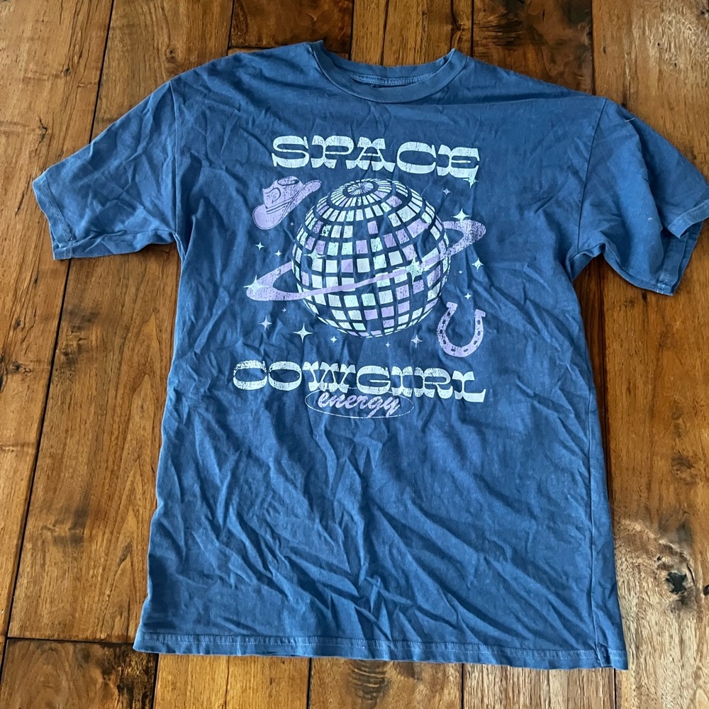 pacsun blue graphic t-shirt